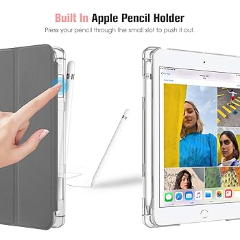 Apple iPad mini 5 シルバー 透明ケース付き Amazon.co.jp: ブリシア iPad mini5 7.9インチ ケース クリア 半